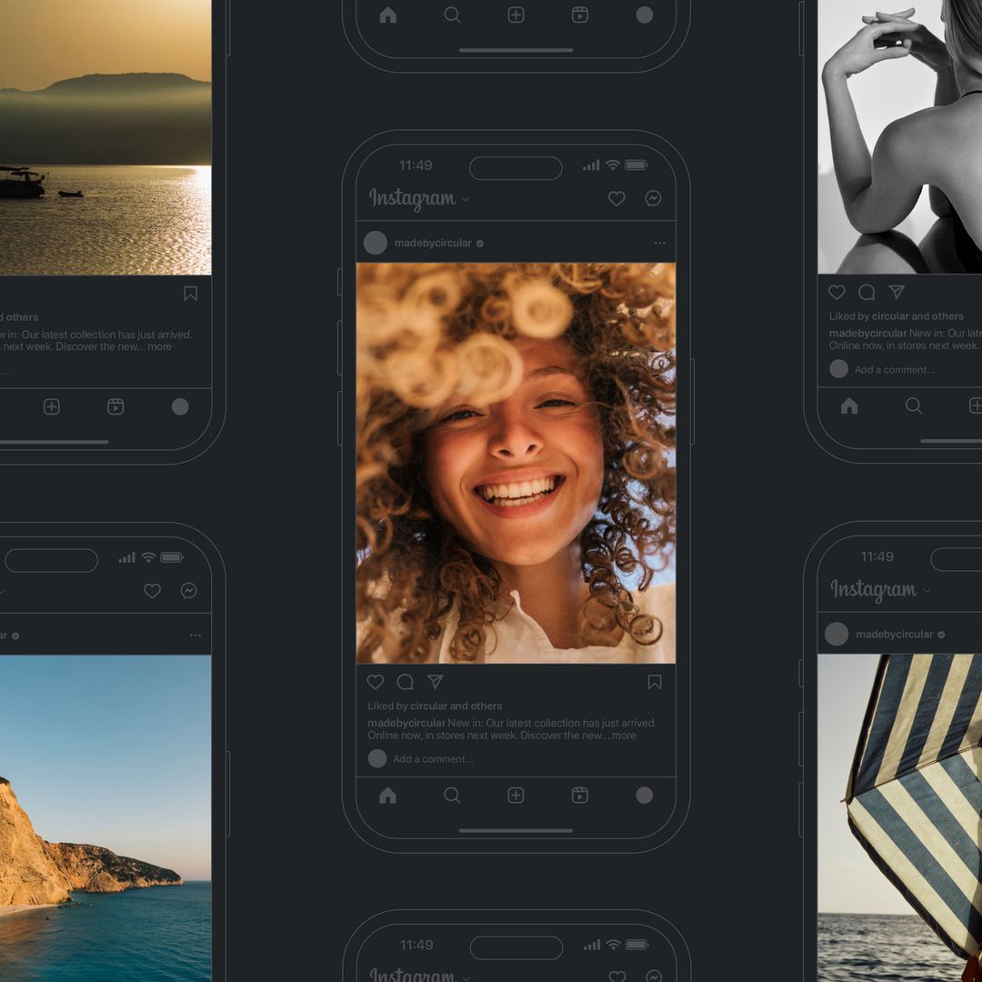 Instagram Frames — Made by Circular — Adobe brand templates for
