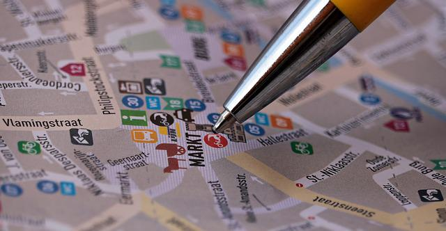 street map, map, looking for