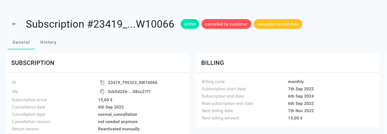 screenshot of the circuly customer self service portal to show the refer a friend feature