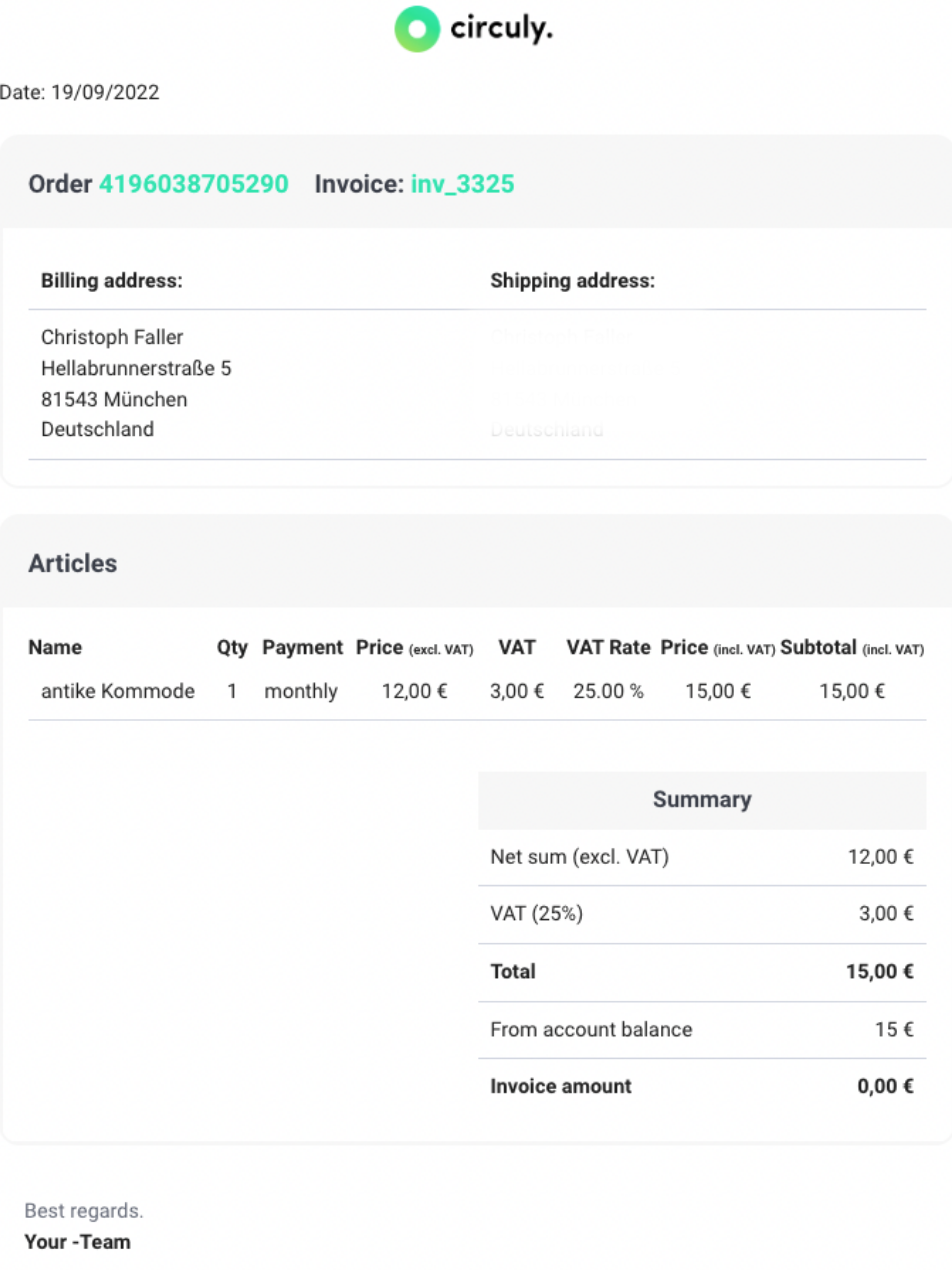 screenshot of refer a friend feature in circuly operations backend