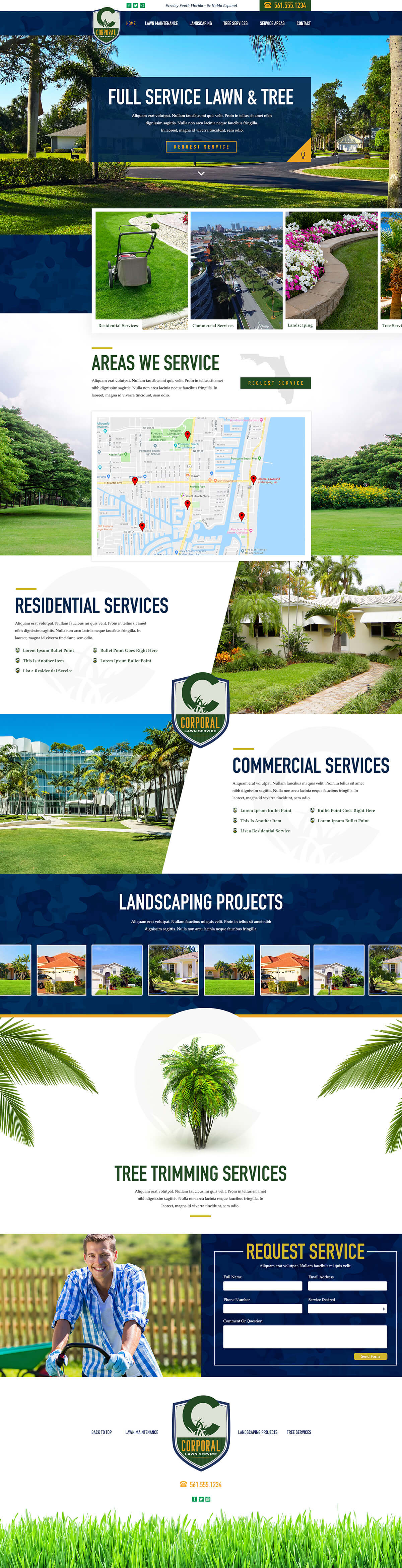 We design websites for landscapers, tree removal businesses, and lawn service companies.