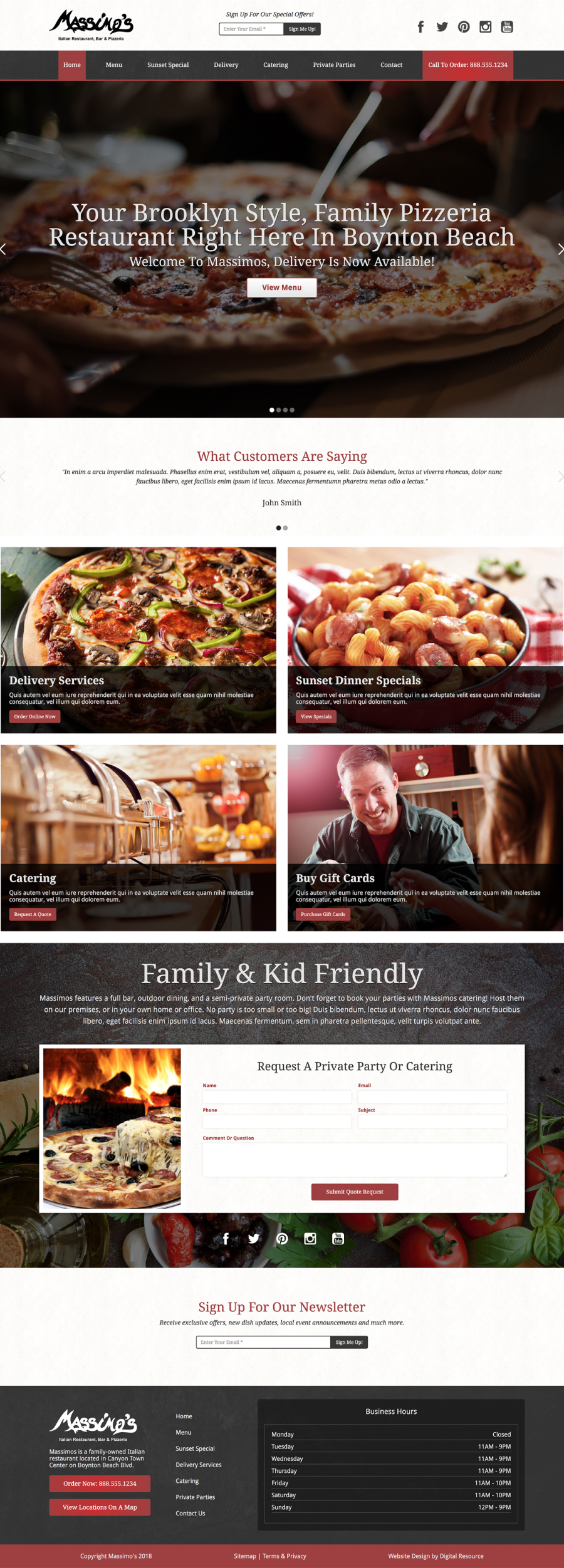 Get your restaurant business online with our web design services