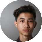 example picture of target group showing a young man with black hair