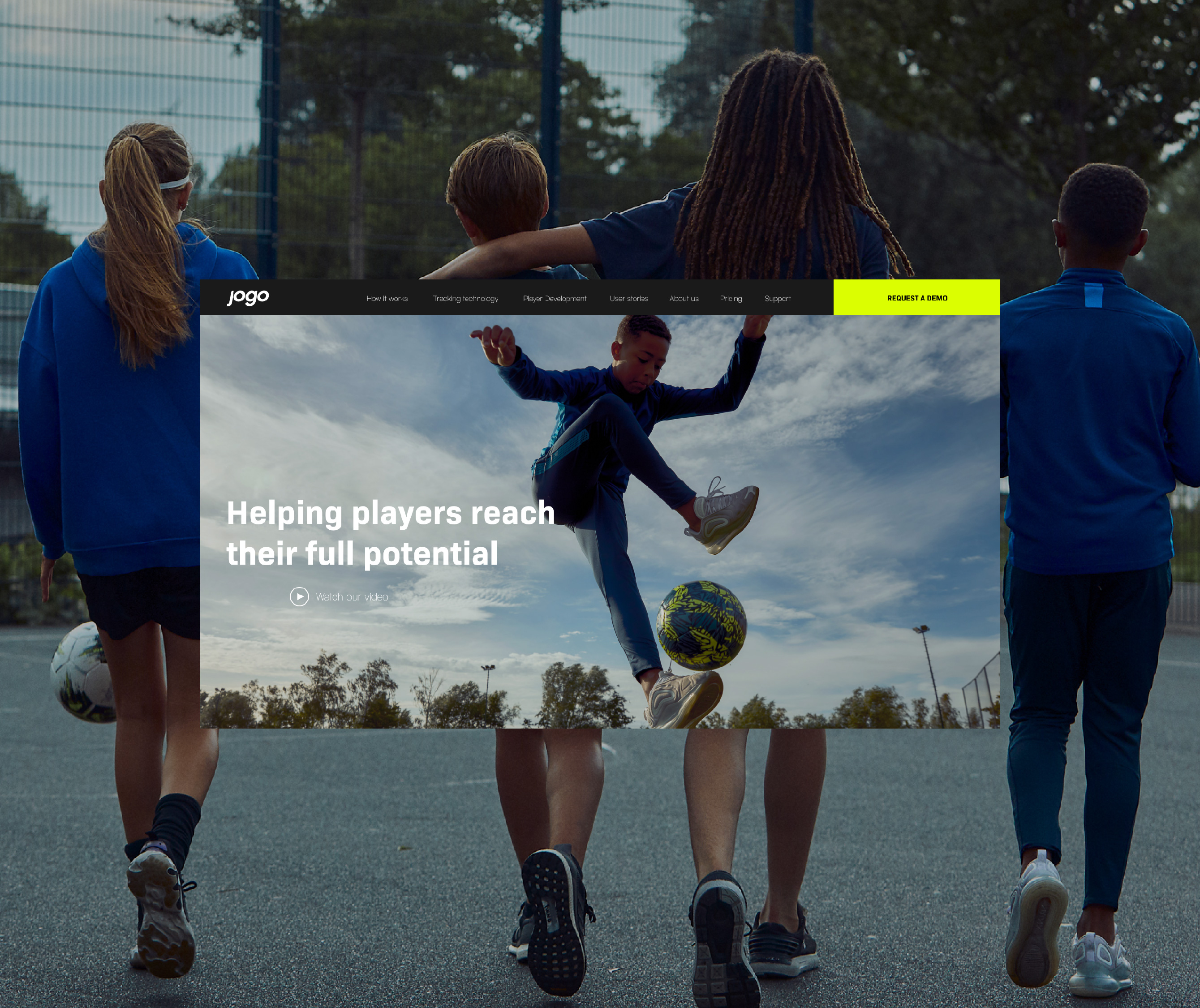 JOGO Website design UX & UI
