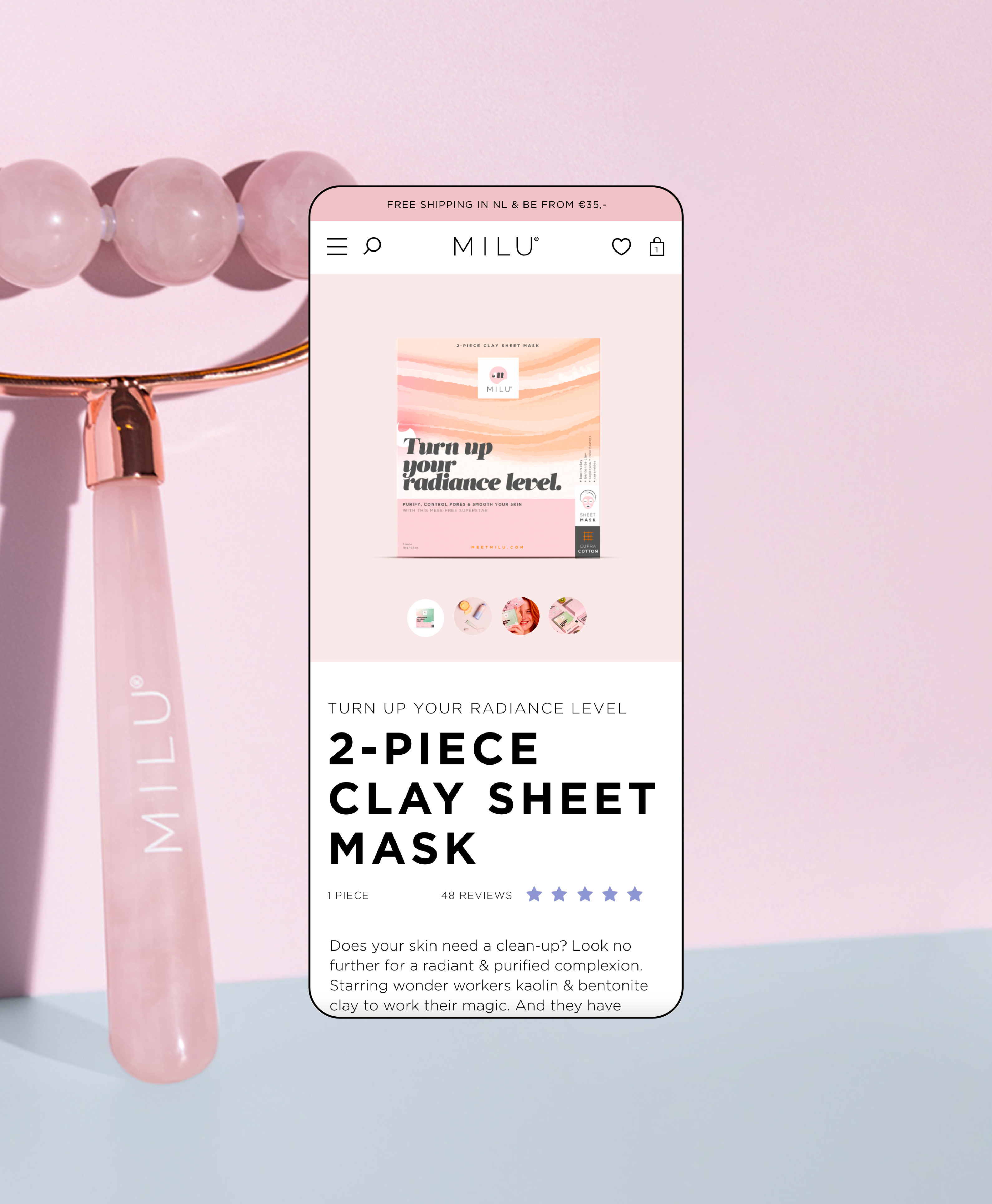 Milu Skincare Webshop Design and Implementation