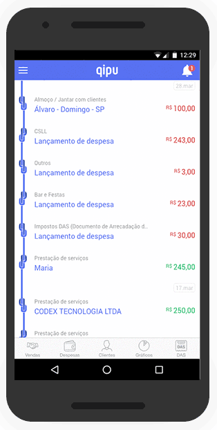 despesas