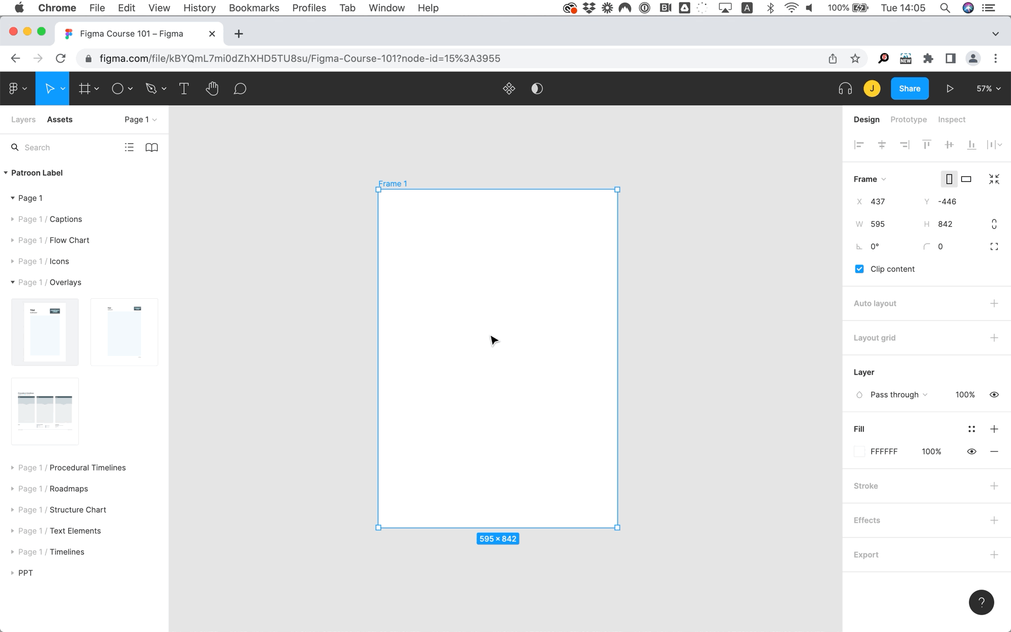 How do I design a page?