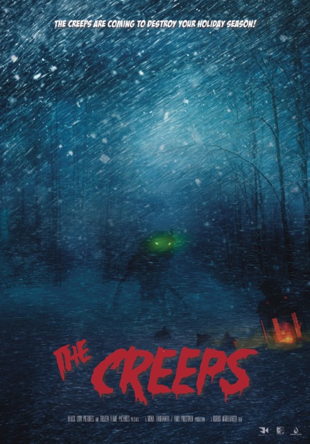 The creeps horror-comedy movie cover.