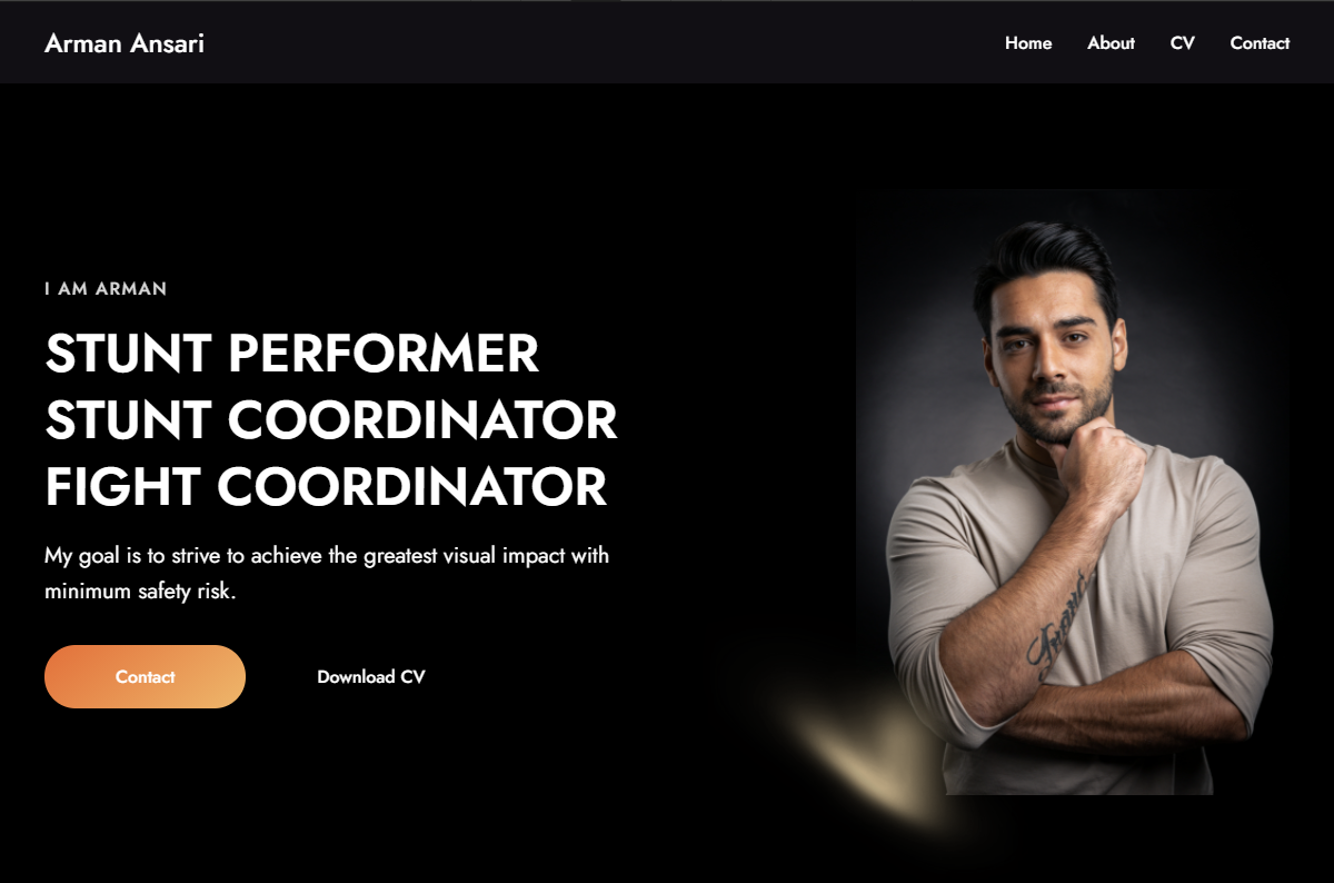 Arman Ansari | Stunt Performer | Stunt Coordinator | Fight Coordinator