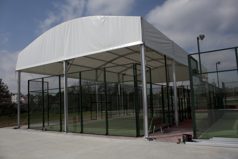 Padel court canopies Padel Tech