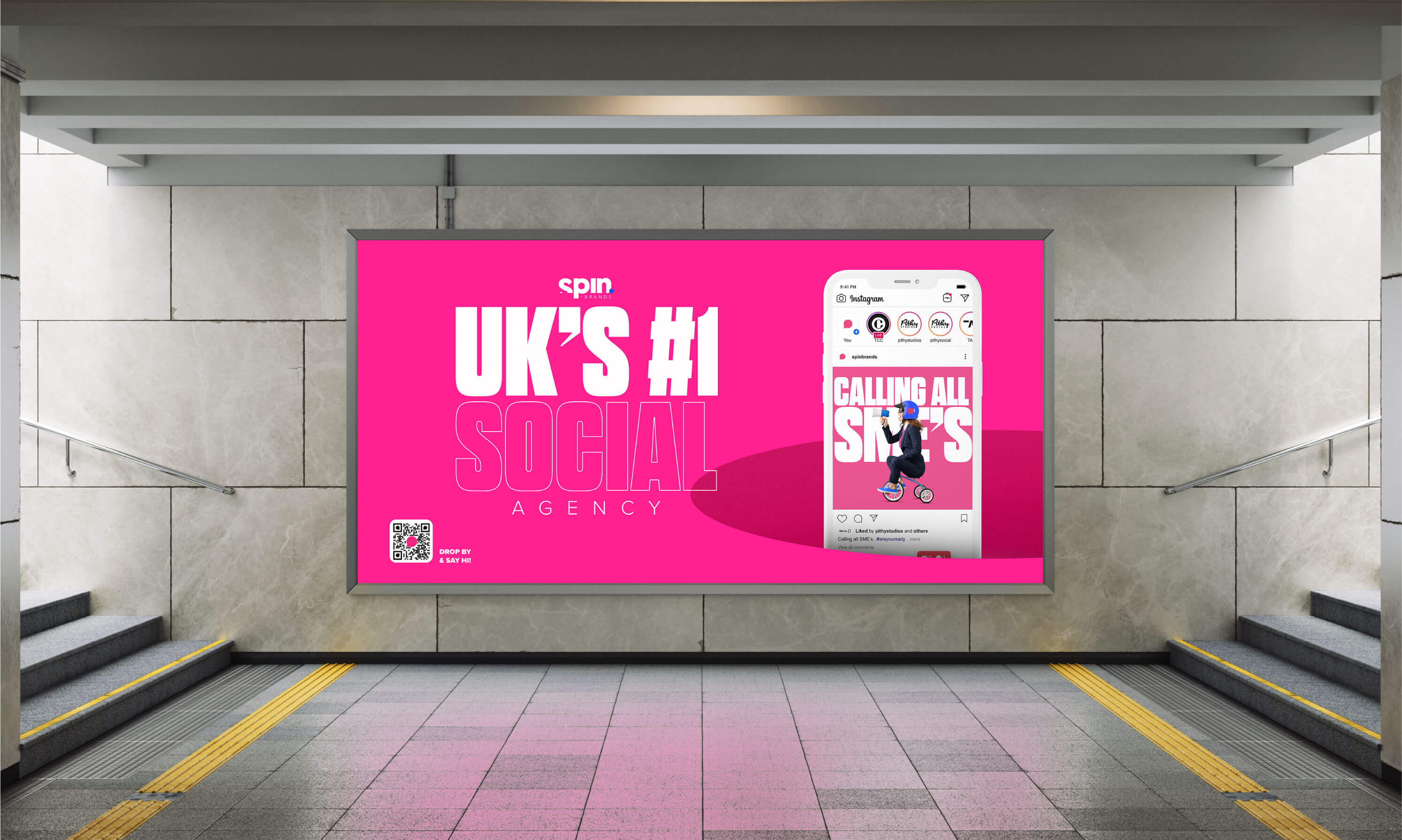 Pithy Studios London Spin Brands Social media banner creative