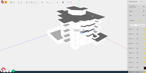 Snaptrude: Sketch to 3D Modelling in parametric