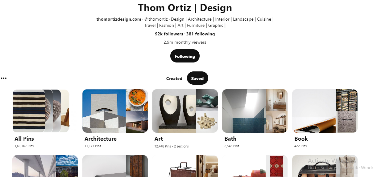 Thom Ortiz on Pinterest for Architects