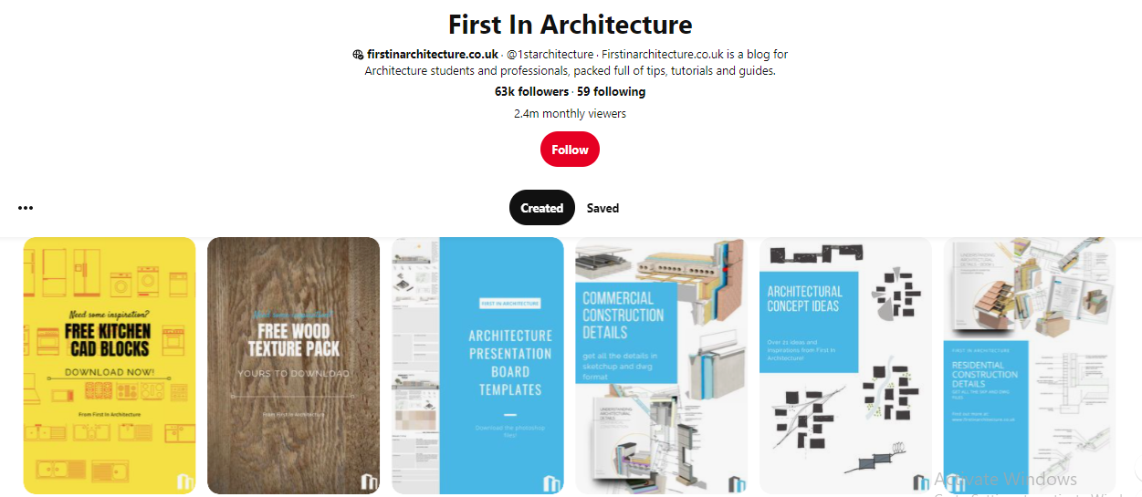 First in Architecture on Pinterest for Architects