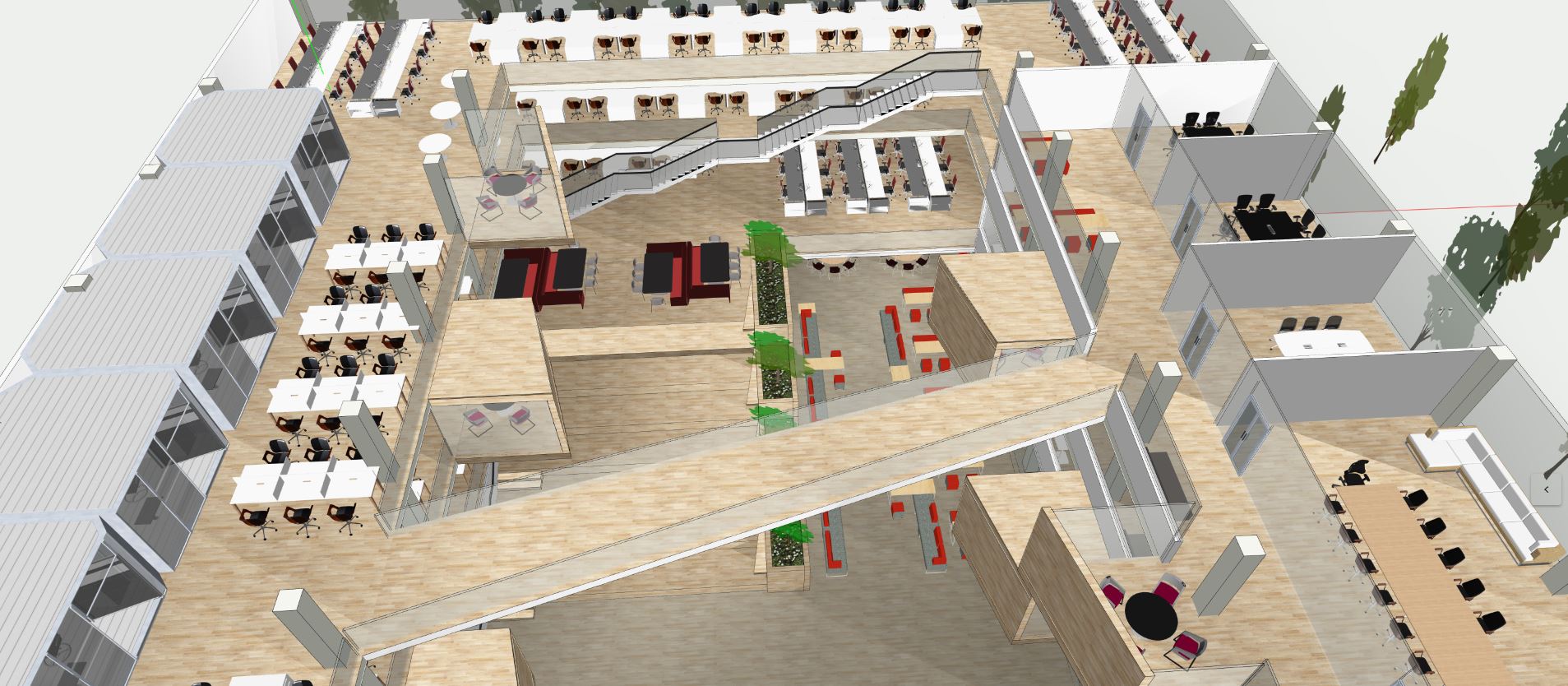 Office building design on Snaptrude