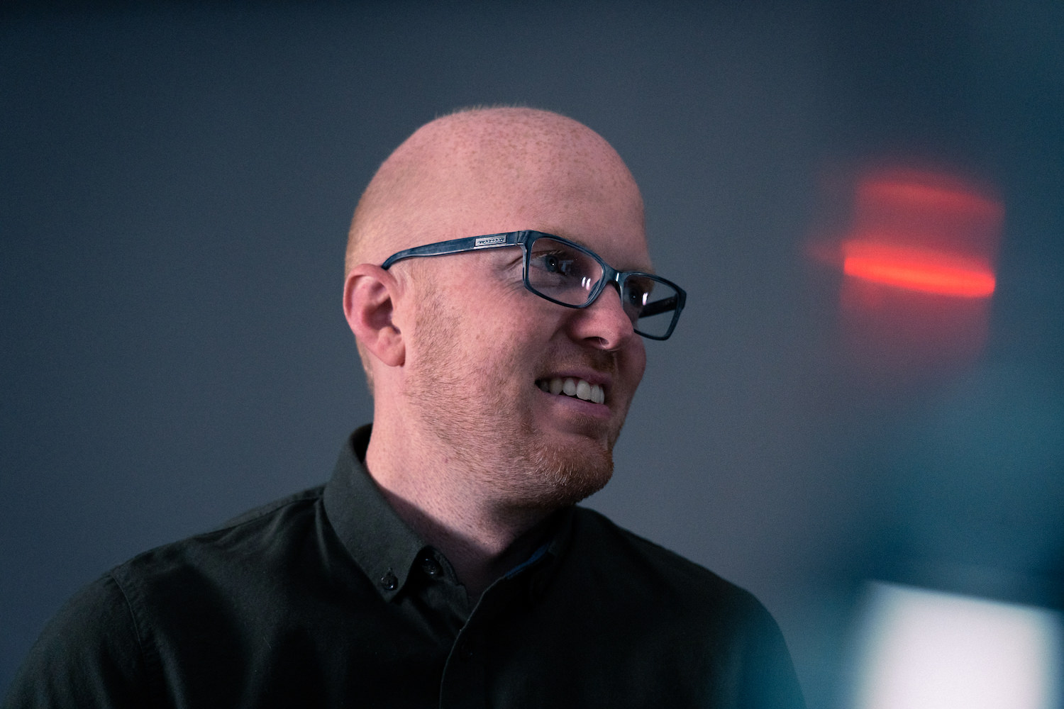 Dette er Peter Meldgaard. Han kommer fra Danmark. Fotograf: Kevin Kulterud
