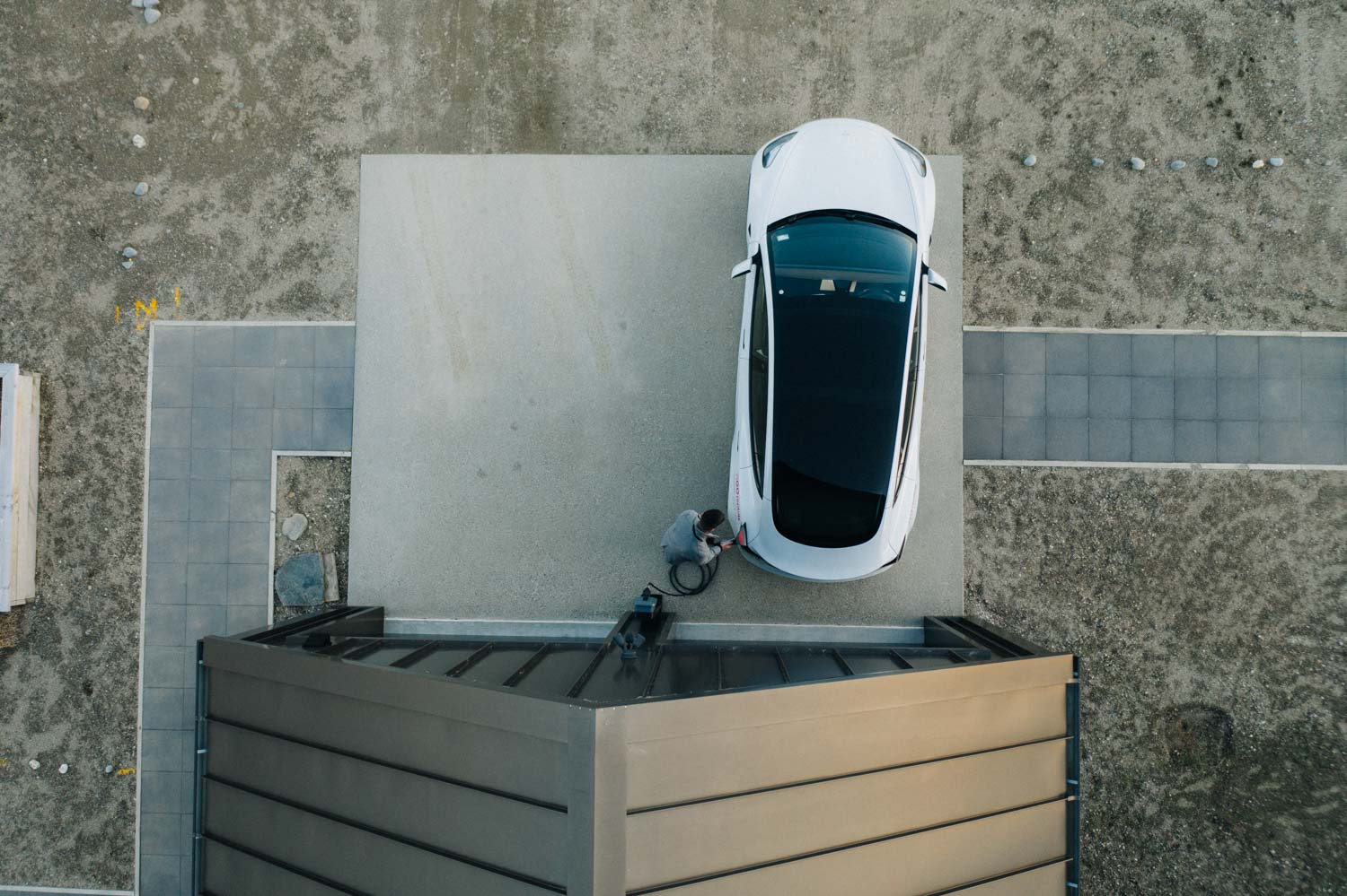 EV home charging with Tesla