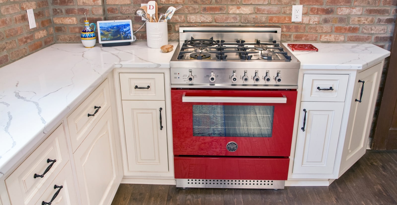 Provincial inspired transitional kitchen Leonia, NJ WL Kitchen & Home