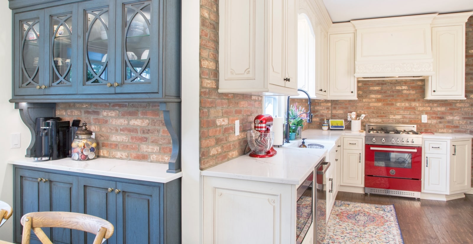 Provincial inspired transitional kitchen Leonia, NJ WL Kitchen & Home