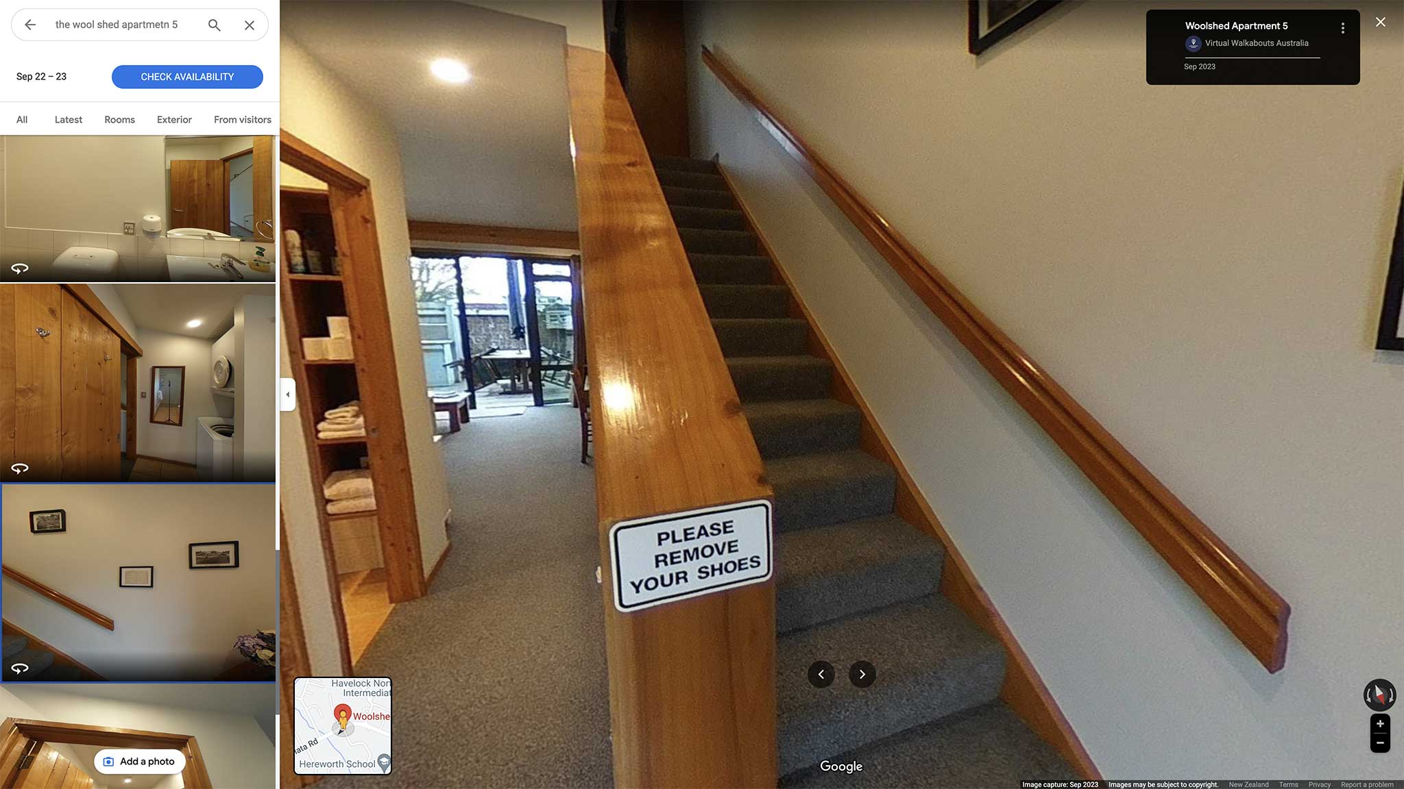 Woolshed Apartment 5 Havelock North Virtual Tour