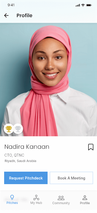 FounderTribes Profile of an Arabic lady