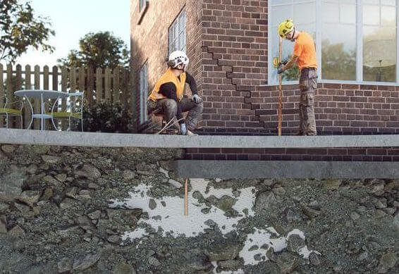 Resin injections from companies like Geobear can be a faster and cheaper alternative to underpinning.