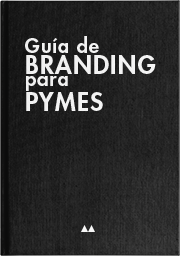 Imagen de un libro de texto que tiene como título Guía de Branding para PYMES