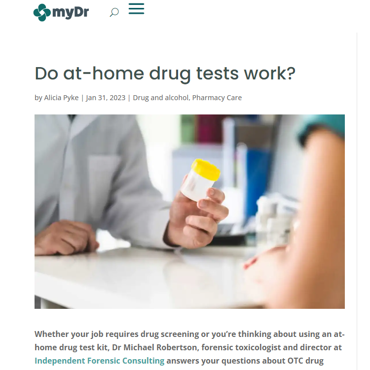 Do athome drug tests work? CODE