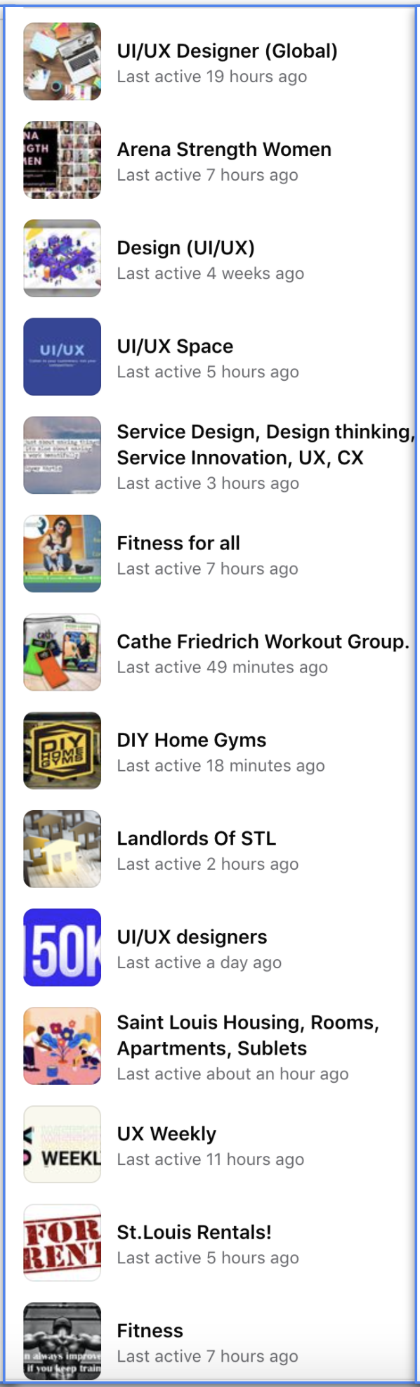 Facebook groups