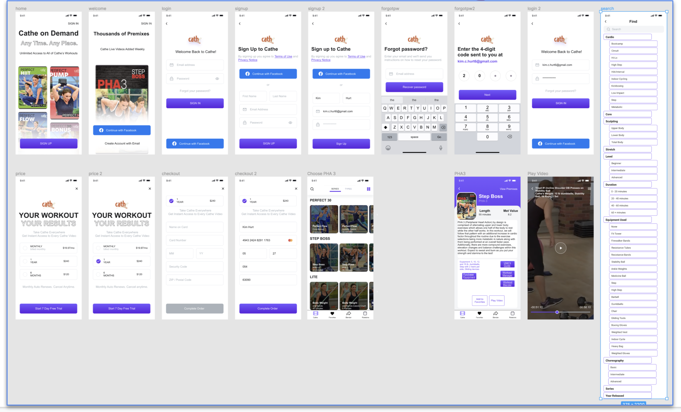 Figma prior to testing