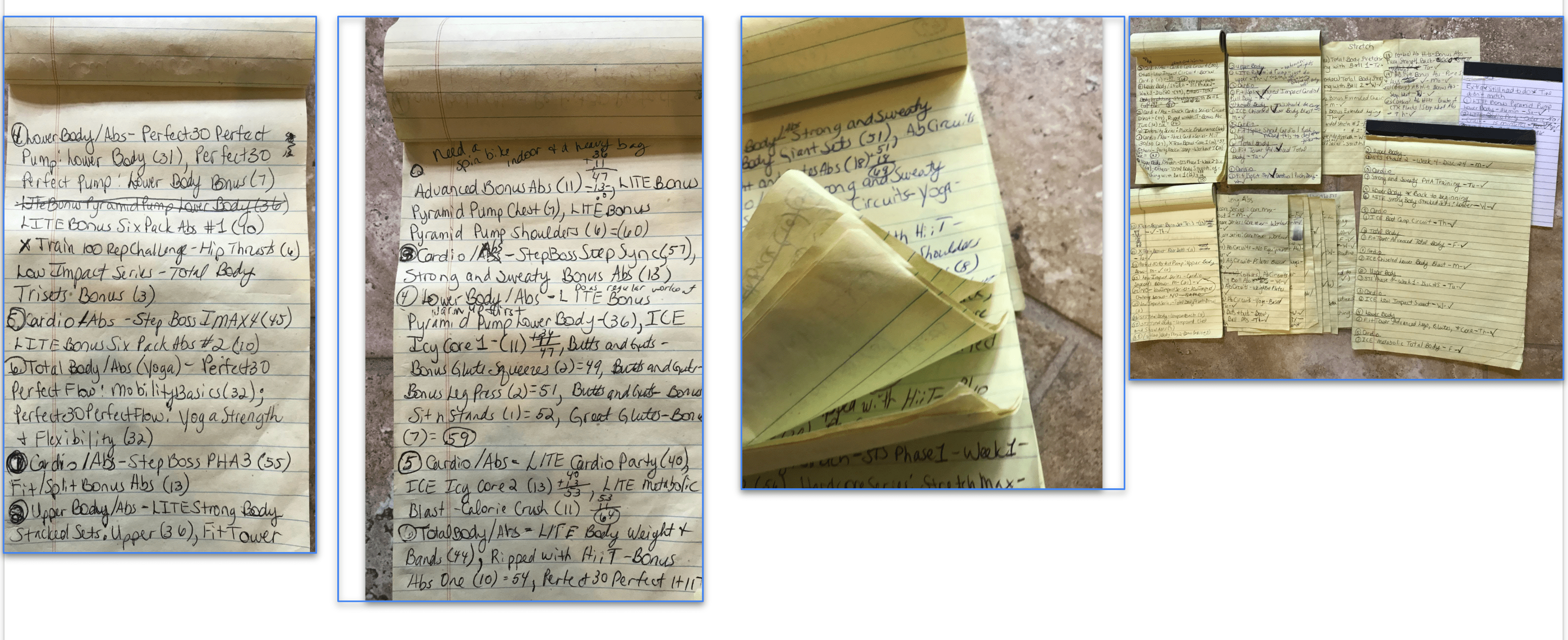 Notebooks with videos