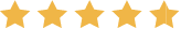 5 stars in gold indicating a rating