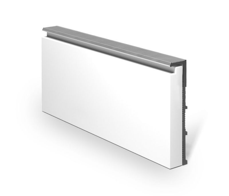Modern flush baseboard Dorsis Linus Angelbau