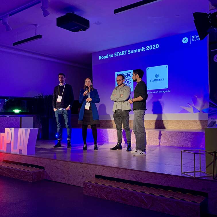 Jury on stage at Road to START Summit