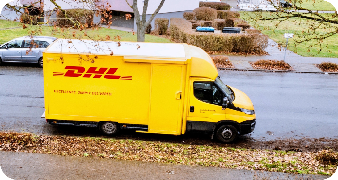 delivery truck dhl