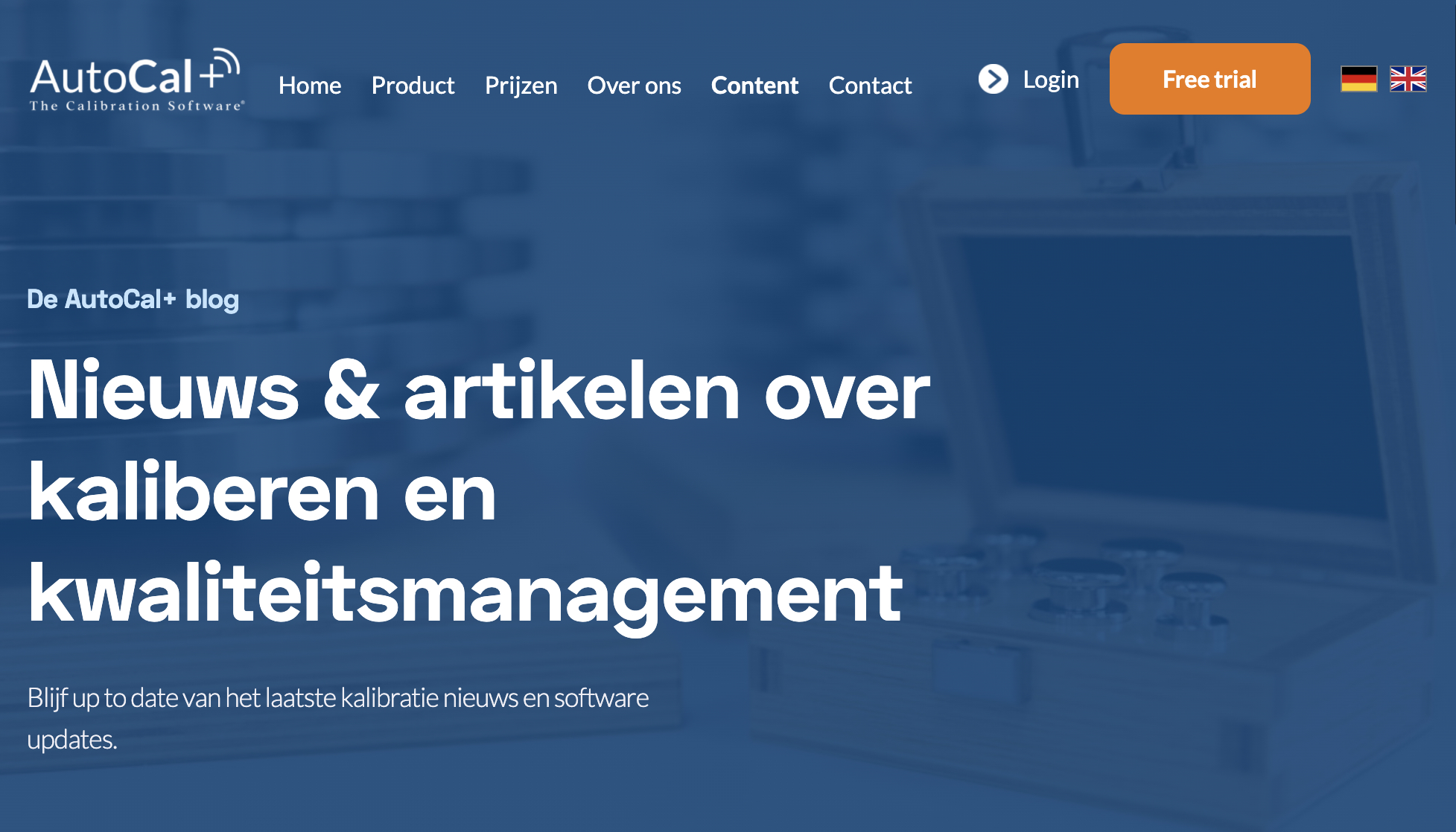 Lees meer over AutoCal+ en kalibratie in onze blogs