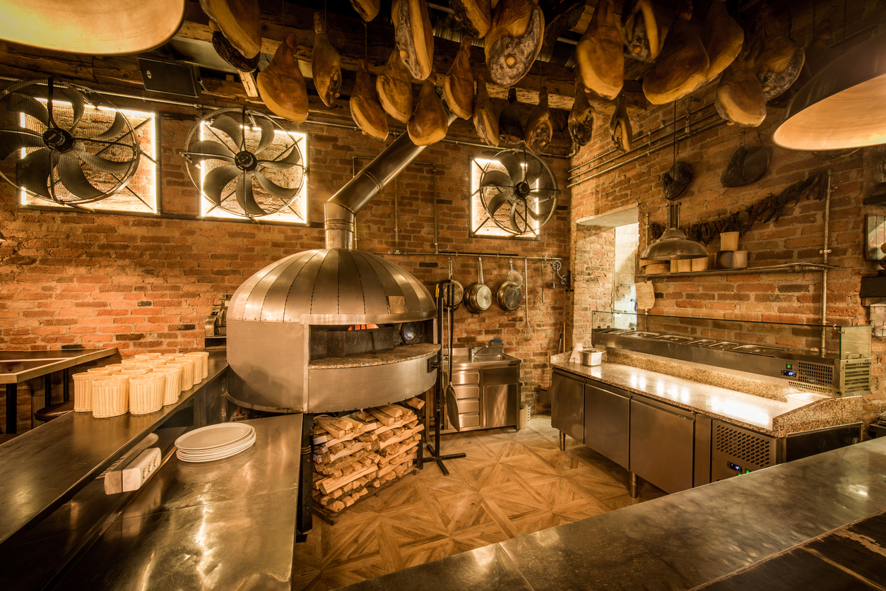 Local d'une pizzeria