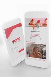 Yuno project - mobile view img