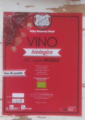 Vino Rosso Bio 20L