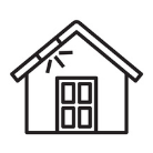 An illustration of a house with a leak.