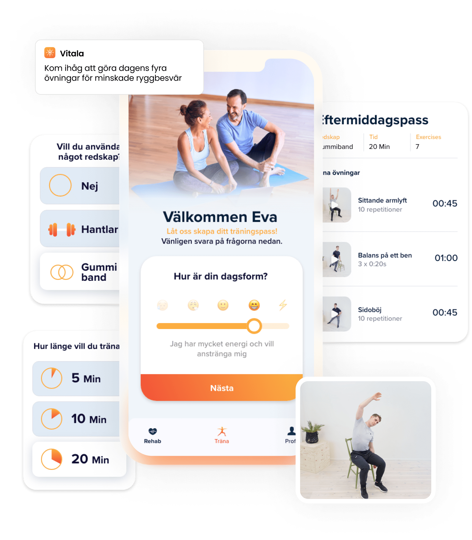 Medicinsk träningsgenerator Vitala