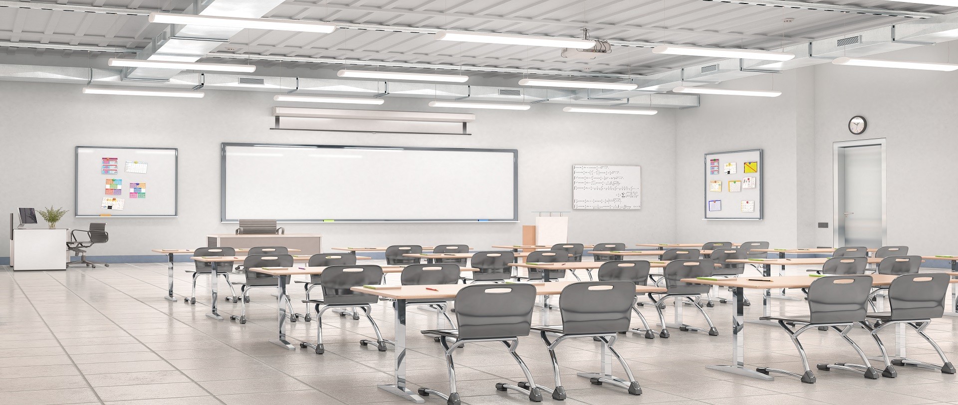 Traditional classroom setting