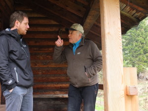 Nathan talking to Monego, an ex-forester in the regole of San Vito