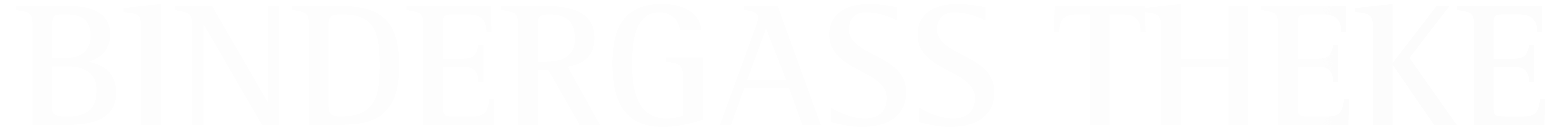 Bindergass Theke Logo