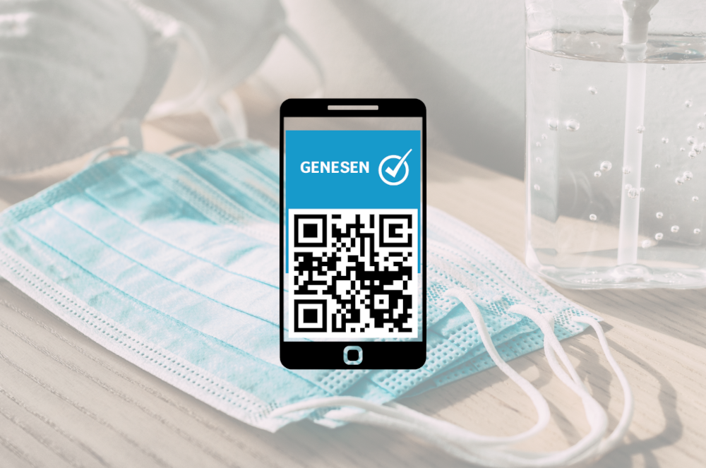 Handy mit Genesenenzertifikat