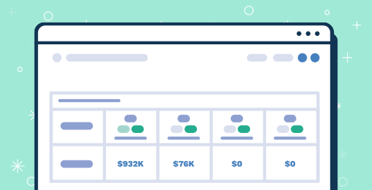 A fullcast.io sales planning UI design illustrating a smart plan