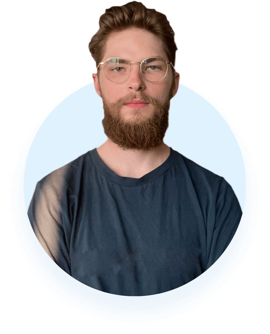Afbeelding van Lars van den Booren in de header van Studio Lars.