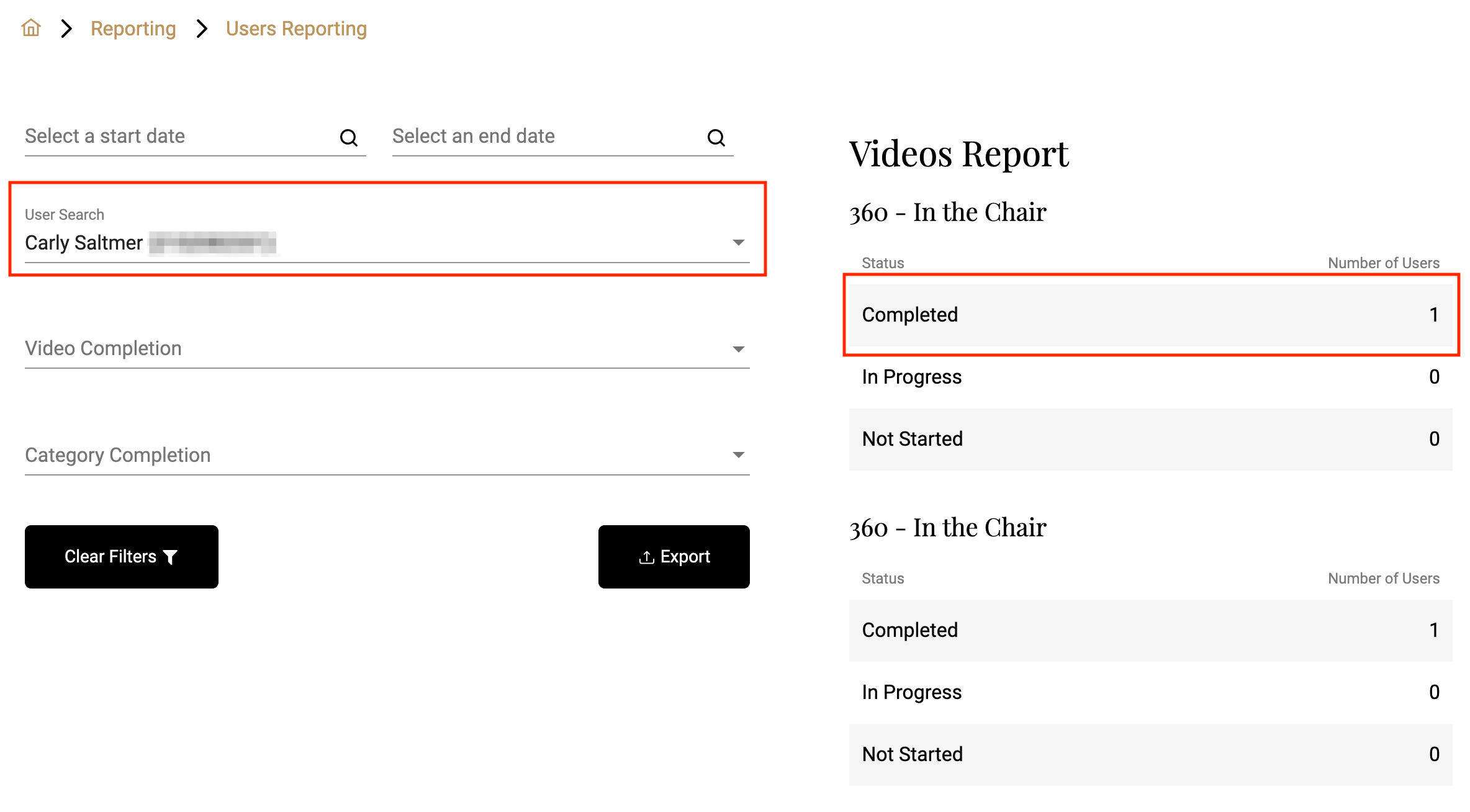 Report Button Video How to use Reports
