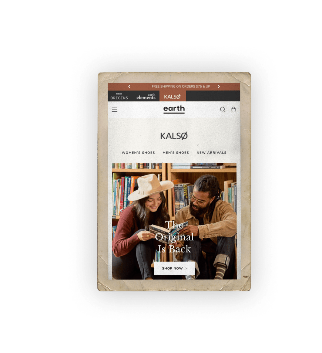 photo of new website