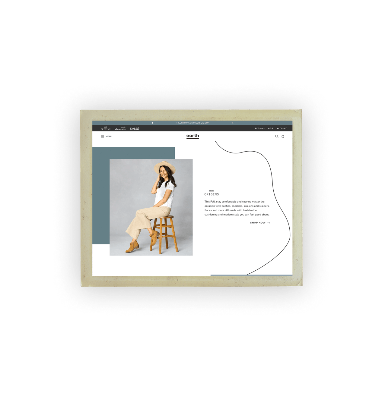 photo of new website